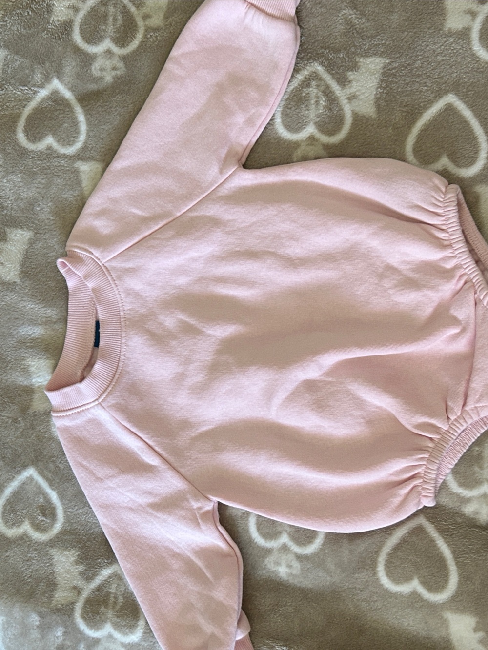 Baby sweatshirt onesie